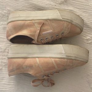 Platform superga shoes
